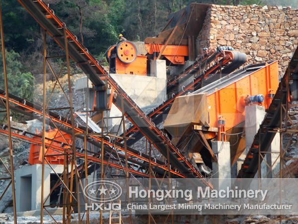 stone crushing production line