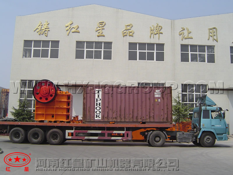 Jaw crusher machine delivery