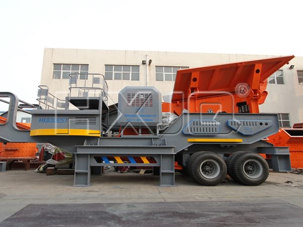 tyre mobile crusher